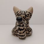 Figurka Szary Bengalski Kot Kotek Miniaturka  - Tył