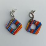 "Irma II" - kolczyki z gliny polimerowej. - lekkie i wygodne