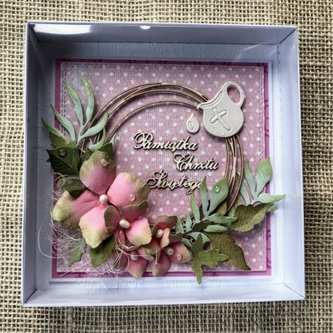 109,Pamiątka Chrztu Świętego dla dziewczynki