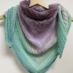 Chusta szydełkowa ombre pastelowe Summer Morning - pastelowa chusta ombre