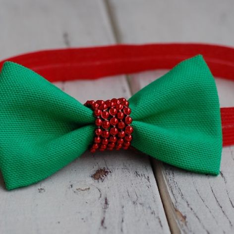 Opaska niemowlęca - Świąteczna