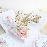 Exploding box chrzest "Baby Girl Rose" GOTOWY - 