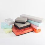 Kolczyki sztyfty czarne chwosty beading, długie - Kolczyki sztyfty czarne chwosty beading, długie opakowanie