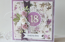 Kartka urodzinowa na "18" v.3