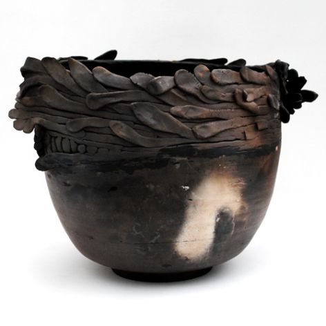 Misa ceramiczna - Kwiatowa z ogniska
