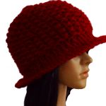 kapelusz i komin "w czerwieni" - 