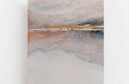 Pejzaż-praca formatu 25/18 cm