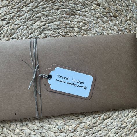 136,kartka na ślub w szczęśliwą podróż do koperty 