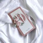 Kartka ślubna w pudełku pink  - zdjęcie 3