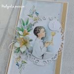 Kartka dla chłopca na komunię - 