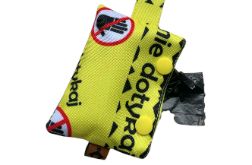 Etui, dozownik na woreczki na psie odchody Nie dotykaj Nie głaszcz