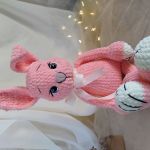 Duży królik przytulanka, Maskotka zajączek, Zajączek pluszowy - 