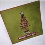 Kartka bożonarodzeniowa-choinka - kartka z choinką na Boże Narodzenie