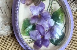 116- wielkanoc, jajko z fiołkami