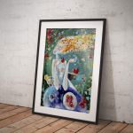 Plakat "Myśli kobiety" - 