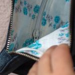 Granatowa kopertówka - 