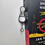 zakładka do książki Chwila zadumy szampan , witraż - szklana zakładka