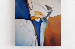 Abstrakcja-obraz akrylowy 50/60 cm