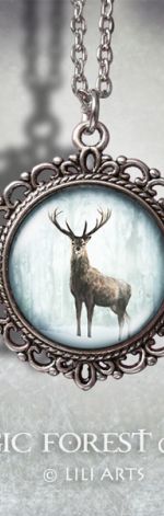 Medalion Jeleń 3 - Deer - zdobiony