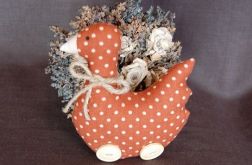 Zakrapiana gąska na drewnianych "wrotkach"