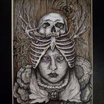 Grafika DARK - obraz do sypialni