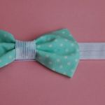 Opaska niemowlęca "PasteLOVE miętowe" - 