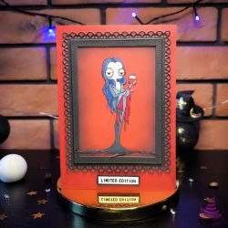 Kartka z Morticia Addams