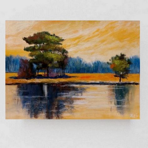 Pejzaż 33-praca formatu 18/24 cm 