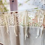 Zazdrostka Firanka na troki koronkowe Boho do Kuchni SHABBY 150/50cm - 