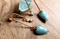 SERCA Z AMAZONITU - KOLCZYKI RÓWNOWAGI I KREATYWNOŚCI