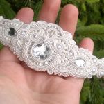 Bransoletka Ecru & Kryształy - 