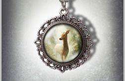 Medalion Sarna - Deer - romantyczny