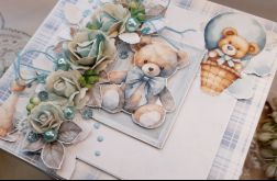 Pudełko na Ptasie mleczko dla chłopczyka