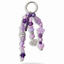 Fioletowy breloczek dla dziewczynki 