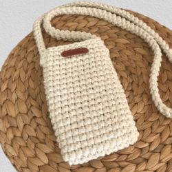 Mała torebka na ramię,etui na telefon,ecru Mała torebka na ramię,etui na telefon,ecru