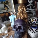 Świeca czaszka goth - Skull