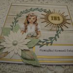 Kartka Komunijna dla dziewczynki 09 - 