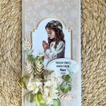 215,Kartka na komunię w pudełku dla dziewczynki 2 - 215,Kartka na komunię w pudełku dla dziewczynki 2