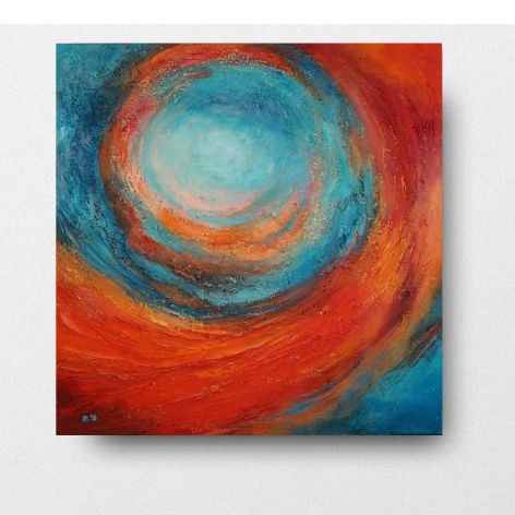 Galaktyka-obraz akrylowy formatu 60/60 cm 