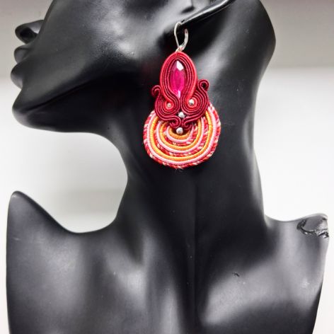 Hot Spiral kolczyki sutaszowe