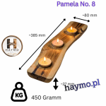 Świecznik stary dąb smukły sęk Pamela No. 8 - 