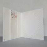 Ślub w koronkach i w pudełku 3 - Wnętrze kartki