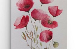 Maki 2-akwarela formatu 24/18 cm .