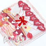 Kartka Walentynkowa ze słodkościami KW2301 - walentynka