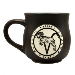 Kubek Ceramiczny 300 ml ze Znakiem Zodiaku Baran – Rękodzieło