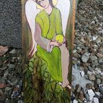 Obraz w stylu ikony - Archanioł Gabriel - widok