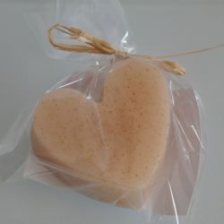 Naturalne mydło glicerynowe - kawowe serce