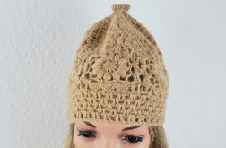 CZAPKA KASZMIROWA CAMEL L