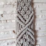 Lustro w makramie  - 