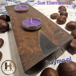 Świecznik drewniany DeepWax Sue Ellen No. 16